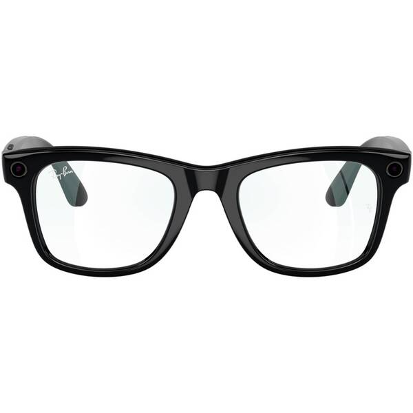 Inteligentné okuliare Meta Ray-Ban Wayfarer - Shiny, Clear (Large) čierne

