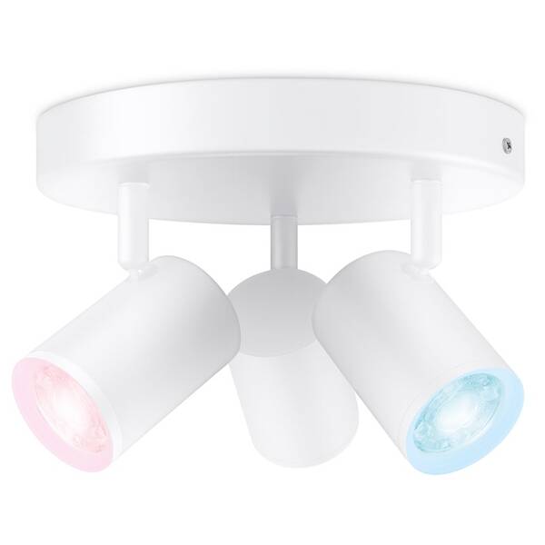 Bodové svietidlo WiZ IMAGEO Spots 3x5W RD, RGB biele

