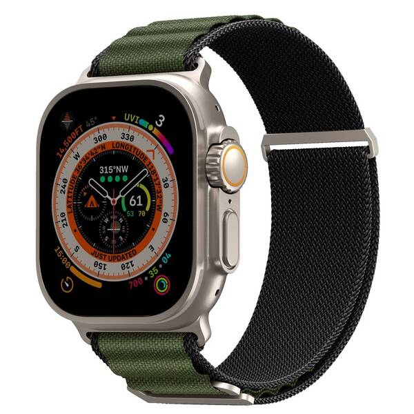 Remienok Skinarma Kobu na Apple Watch 49/45/44/42 mm zelený

