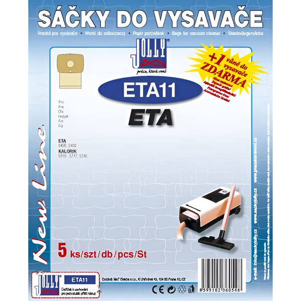 Vrecká pre vysávače Jolly ETA 11 (5 ks) 

