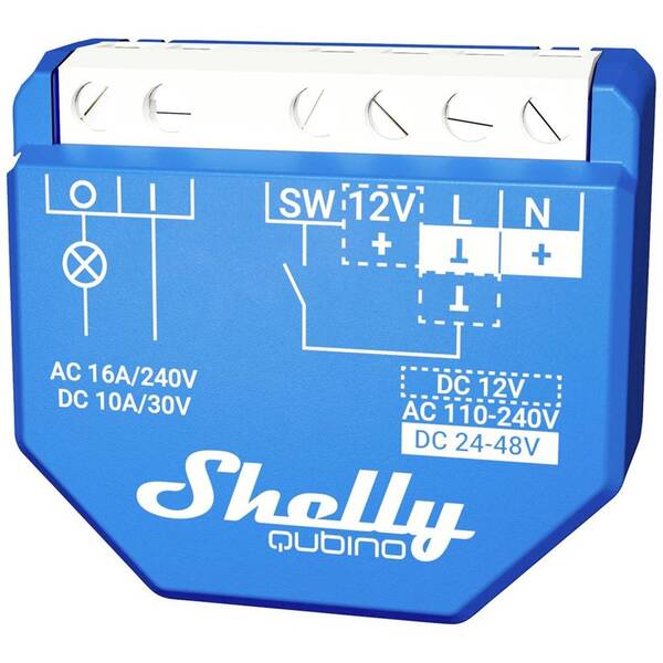 Modul Shelly Wave 1, spínací modul, Z-Wave 

