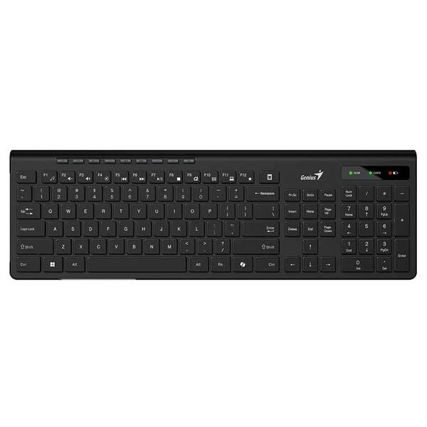 Klávesnica Genius Slimstar 7230, Copilot, CZ/SK layout čierna


