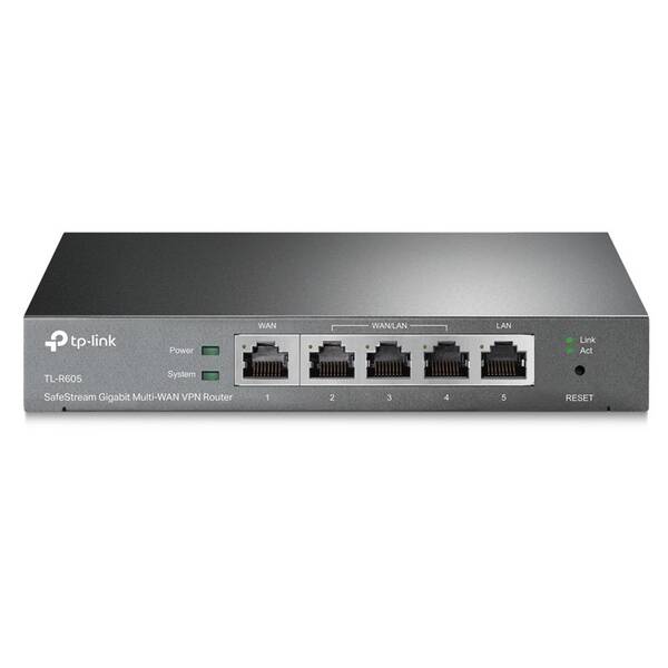 Router TP-Link TL-R605 VPN Omada SDN sivý

