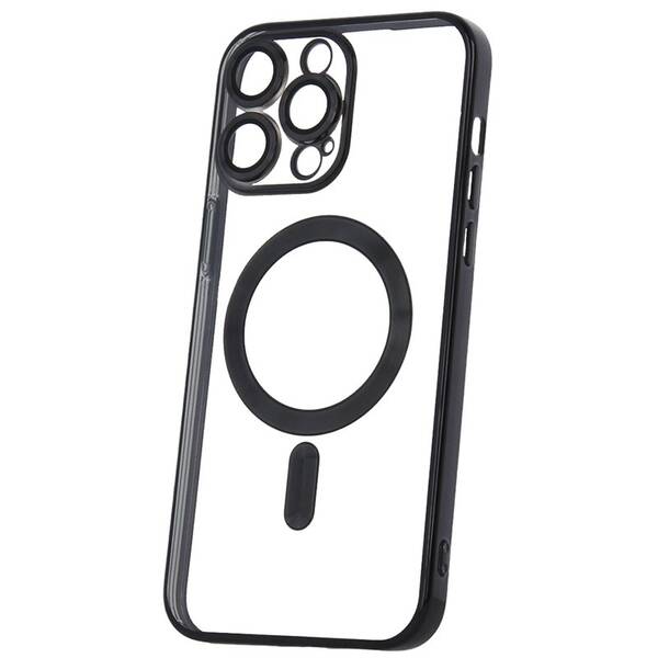 Kryt na mobil CPA Mag Color Chrome na Apple iPhone 15 Pro Max čierny

