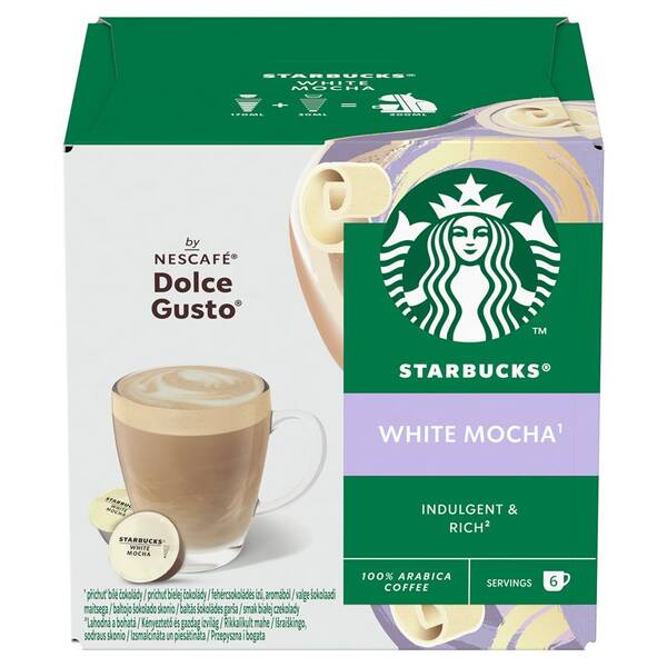 Kapsuly pre espressá Starbucks White Mocha (12 ks) 

