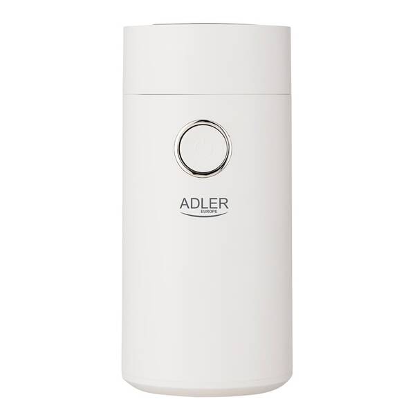 Mlynček na kávu Adler AD4446ws strieborný/biely

