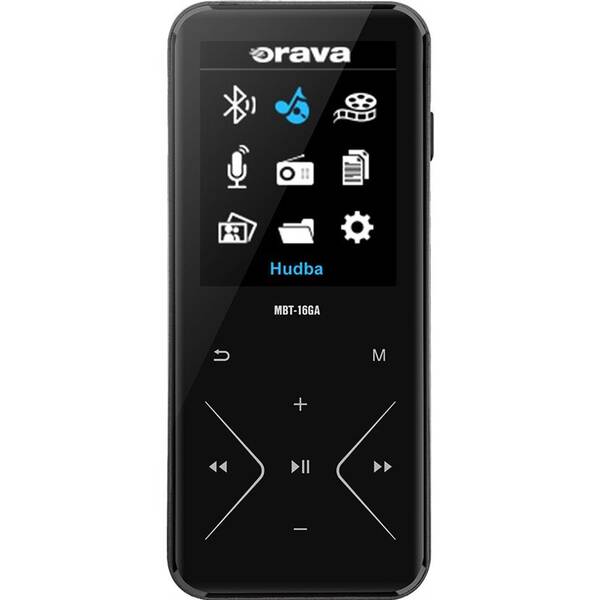 MP3 prehrávač Orava MBT-16GA čierny

