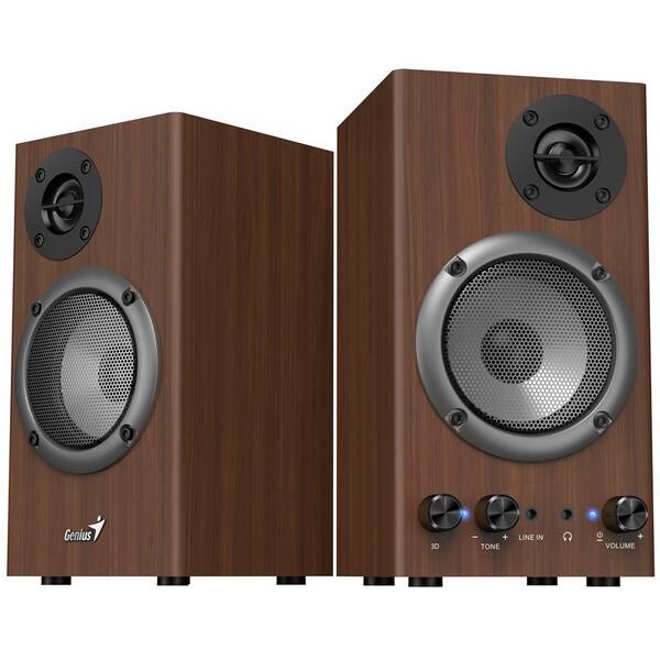 Reproduktory Genius SP-HF 500B drevené

