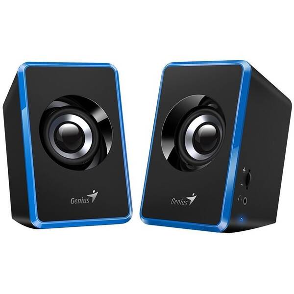 Reproduktory Genius SP-U125, 2.0, 3W čierne/modré

