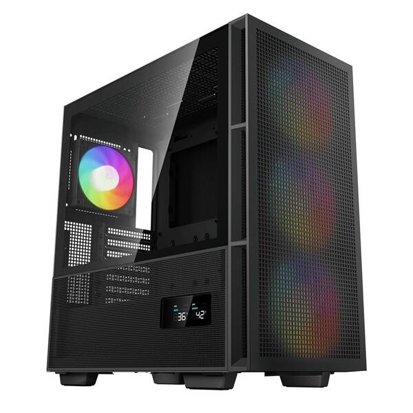Case DeepCool CH560 Digital čierna

