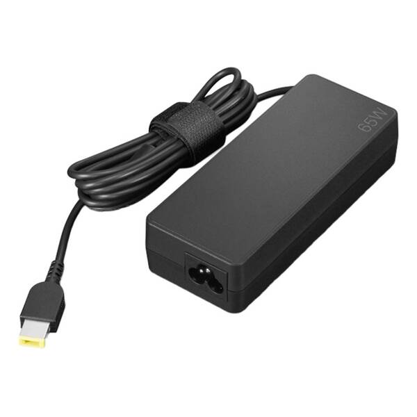 Sieťový adaptér Lenovo ThinkEdge 65W Wide Temperature AC (slim tip) - EU1/Arabia/Indonesia/ROK čierny


