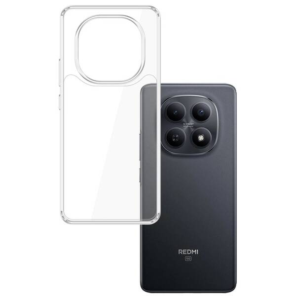 Kryt na mobil 3mk Armor Case na Xiaomi Redmi Note 15 4G/5G priehľadný

