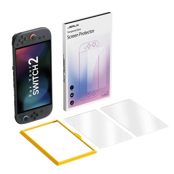 Tvrdené sklo JSAUX Anti-Glare Screen Protector - Nintendo Switch 2 (2 ks) sklo


