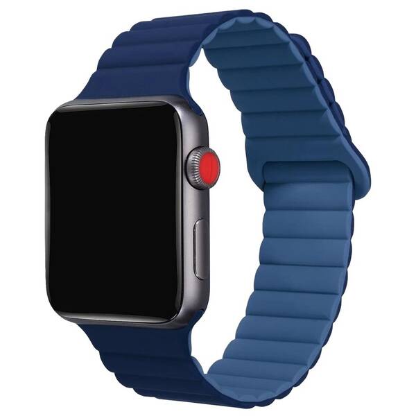 Remienok Celly magnetický na Apple Watch 42/44/45 mm modrý


