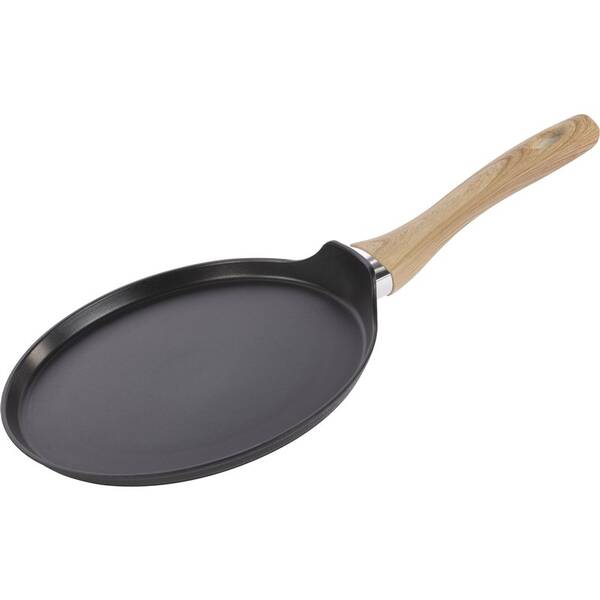 Panvica palacinková Lamart LT1289 NATUR, 25 cm čierna/hnedá


