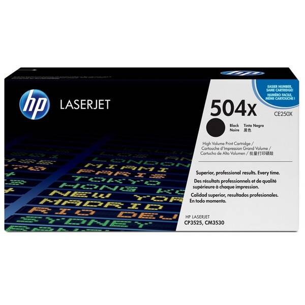 Toner HP 504X, 10 500 strán čierny

