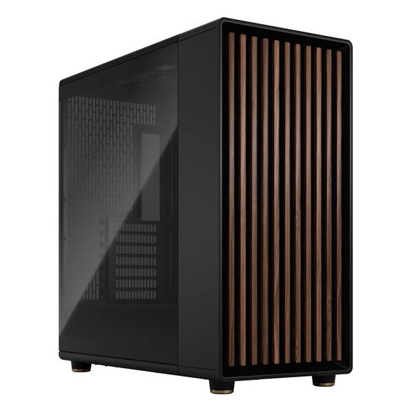 Case FRACTAL DESIGN North XL Charcoal Black Termpered Glass Dark Tint 


