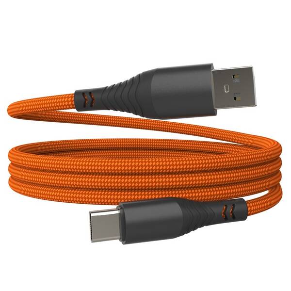 Kábel myPhone Hammer USB/USB-C 65W 1m oranžový

