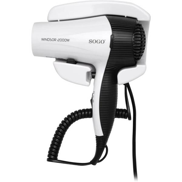 Fén hotelový nástenný SOGO SS-3645 biely

