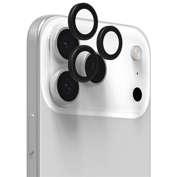 Ochranné sklo šošovky fotoaparátu ZAGG InvisibleShield Premium GL (CameraRings) na Apple iPhone 17 Pro/17 Pro Max/16 Pro/16 Pro Max/15 Pro/15 Pro Max čierne

