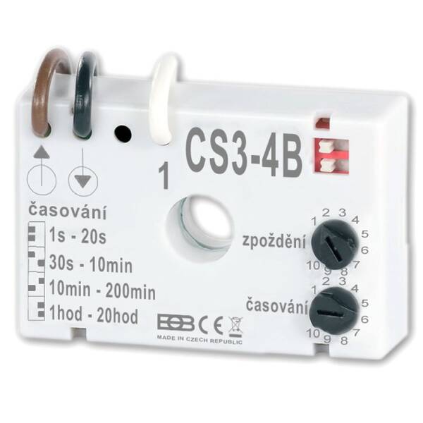 Spínač časový Elektrobock CS3-4B pod vypínač 

