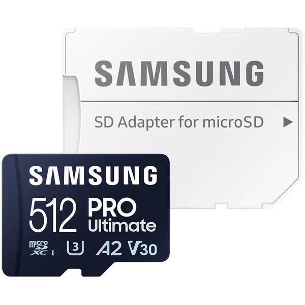 Pamäťová karta Samsung 512GB UHS-I U3 (200R/130W) + SD adaptér 

