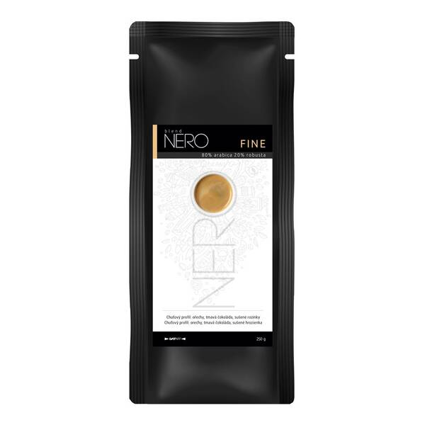 Káva zrnková Nero Caffé Premium/Fine 250 g 

