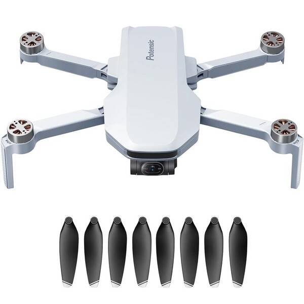 Dron Potensic Atom, náhradný, sada vrtulí biely

