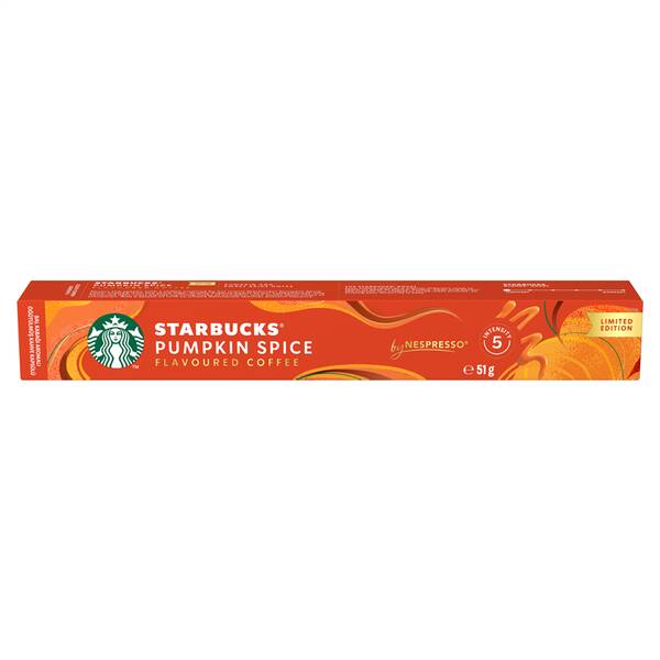 Kapsuly pre espressá Starbucks PUMPKIN SPICE (10 ks) 

