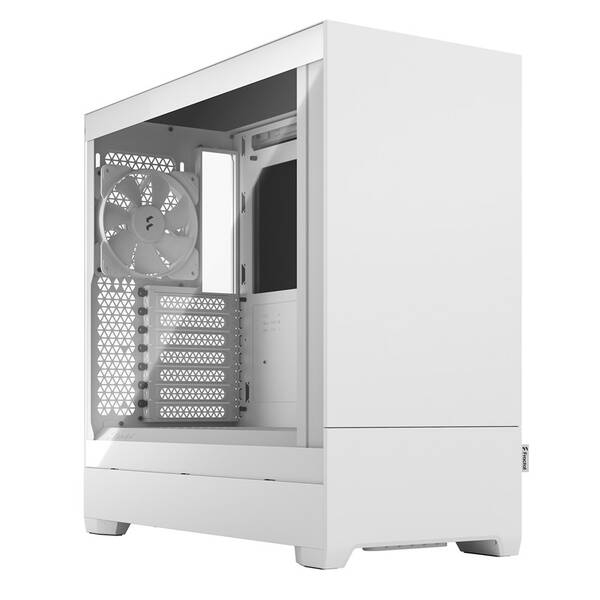 Case FRACTAL DESIGN Silent Tempered Glass Clear Tint biela

