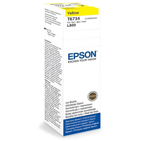 Cartridge Epson T6734, 70 ml žltá

