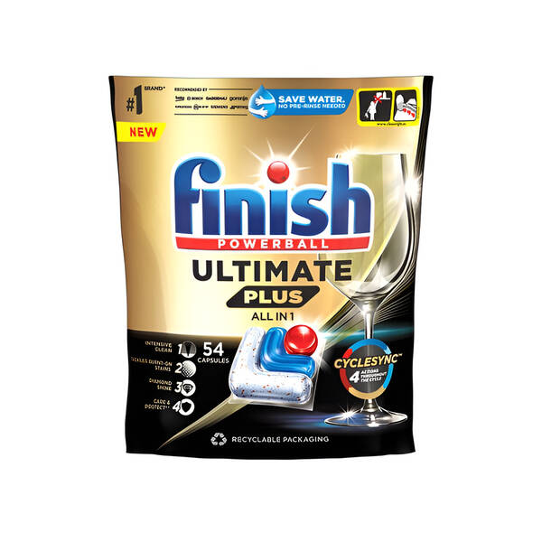 Kapsuly do umývačky Finish UP ALL IN 1 (54 ks) 

