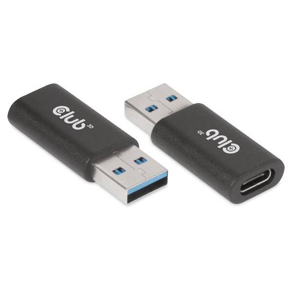 Redukcia Club3D USB-A/USB-C 3.2 (M/F) čierna

