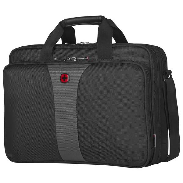 Brašna na notebook Wenger Legacy 16" čierna/sivá

