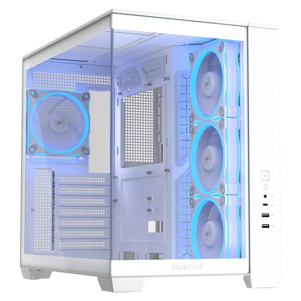 Case Asus A32 PLUS TG ARGB biela

