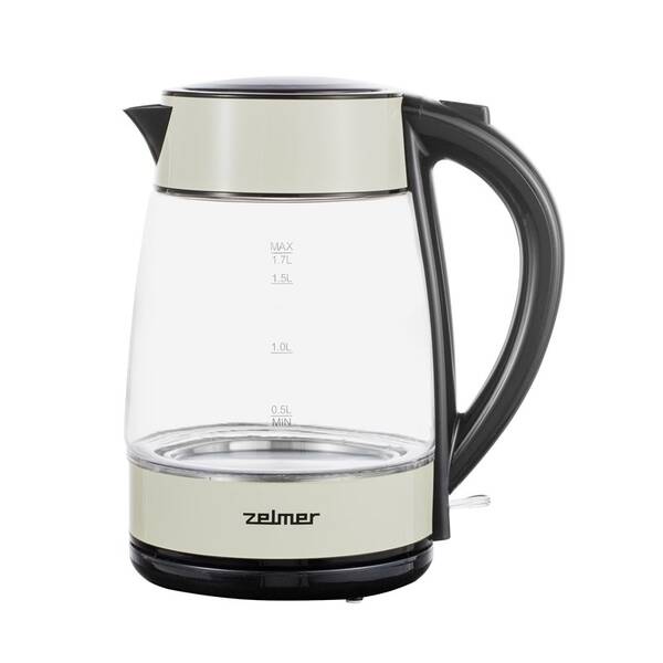 Rýchlovarná kanvica Zelmer ZCK8011I sklo

