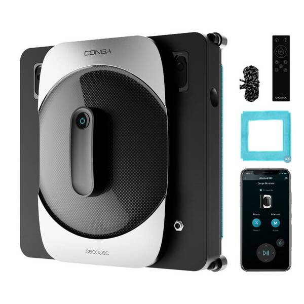 Robotický čistič okien Cecotec Conga Windroid 1290 DoubleSpray Connected T 

