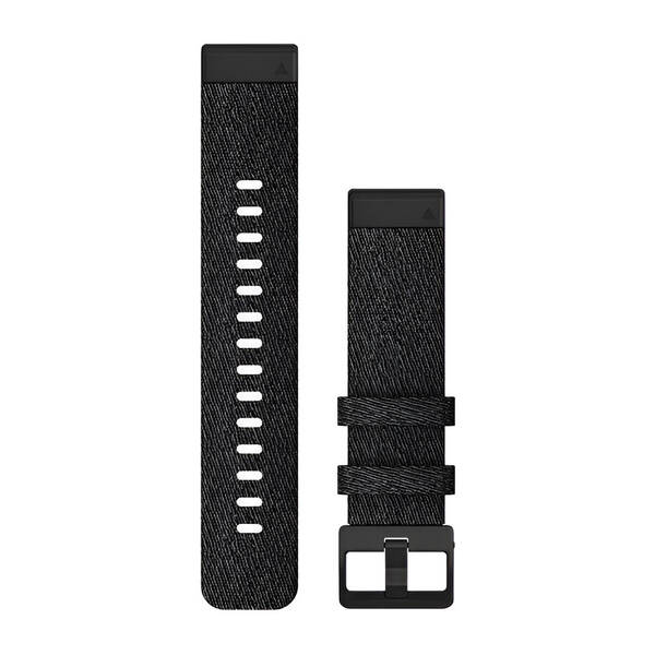 Remienok Garmin QuickFit 20mm, nylonový, černý, čierna pracka čierny

