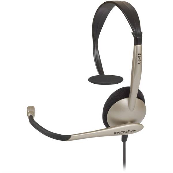 Headset Koss CS 95 čierny/strieborný

