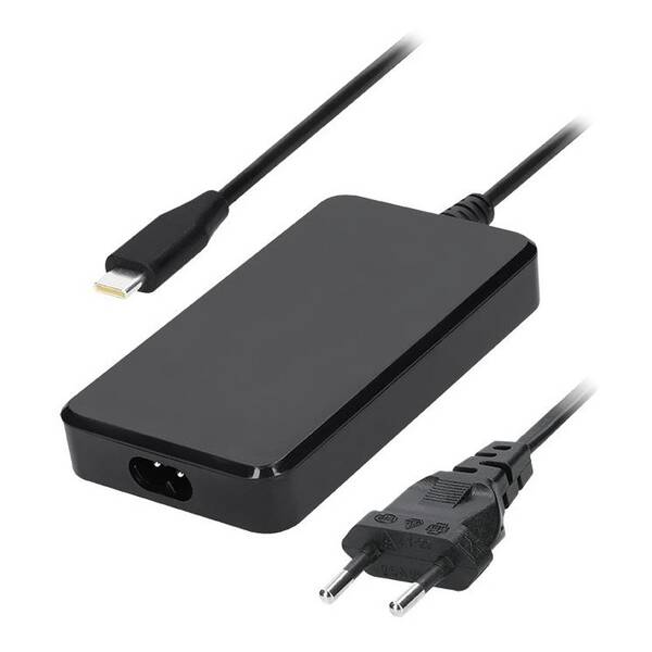 Sieťový adaptér Solight DA44 USB-C, 90 W PD čierny

