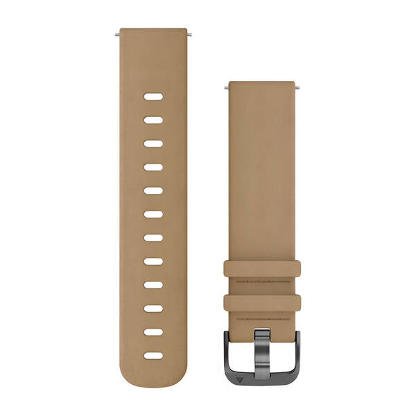 Remienok Garmin Quick Release 20mm, semišový béžový, tmavá pracka béžový

