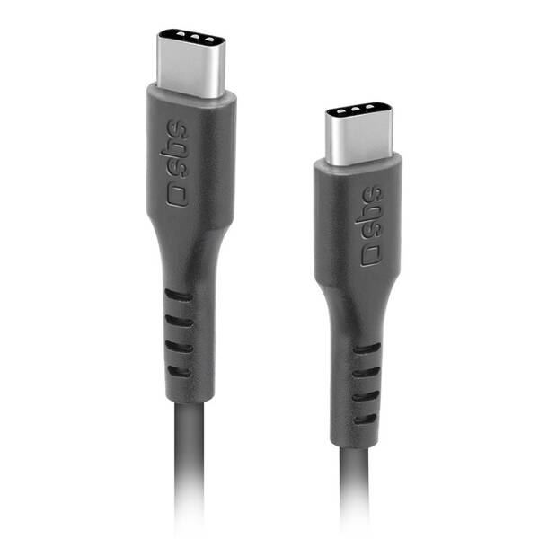 Kábel SBS USB-C/USB-C 25 W, 3 m čierny

