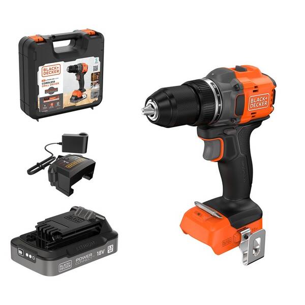 Vŕtací skrutkovač Black-Decker BLD782E1K-QW (s baterií) 

