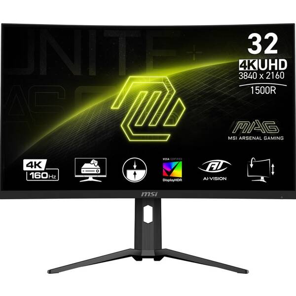 Herný monitor MSI MAG 321CUP čierny

