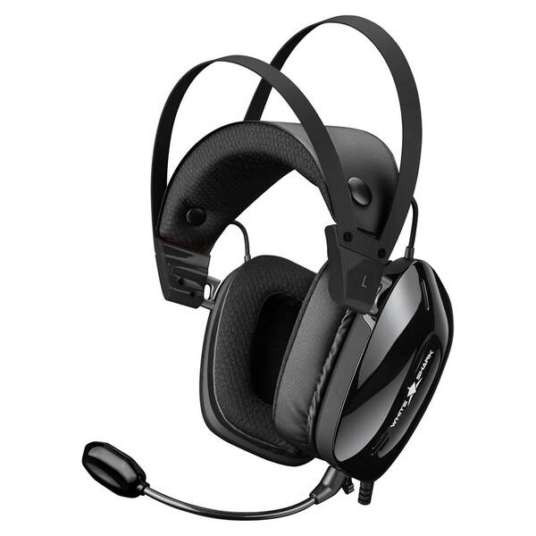 Headset White Shark GOTTAN, PC, PS4/PS5, XBOX, Mac čierny

