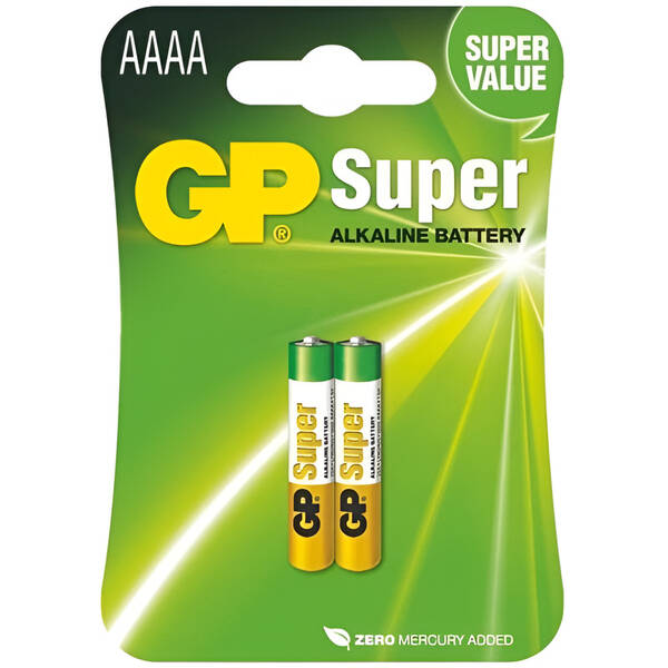 Batéria alkalická GP AAAA, LR61, blister 2ks 

