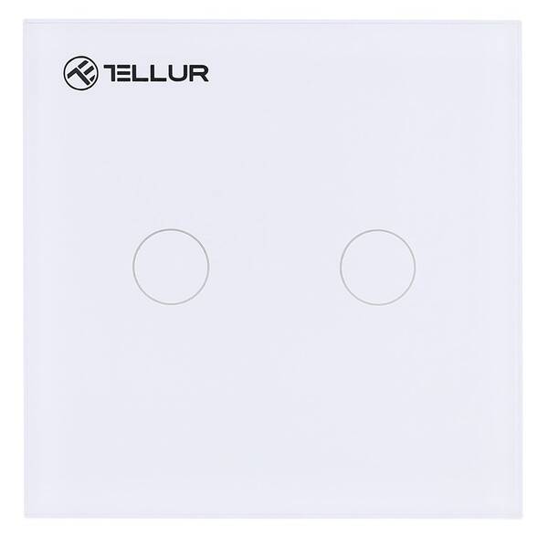 Vypínač Tellur WiFi Smart Spínač, 2 porty, 1800 W, 10 A 

