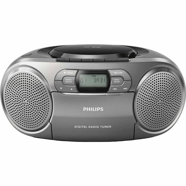 Rádiomagnetofón s DAB+/CD Philips AZB600 sivý

