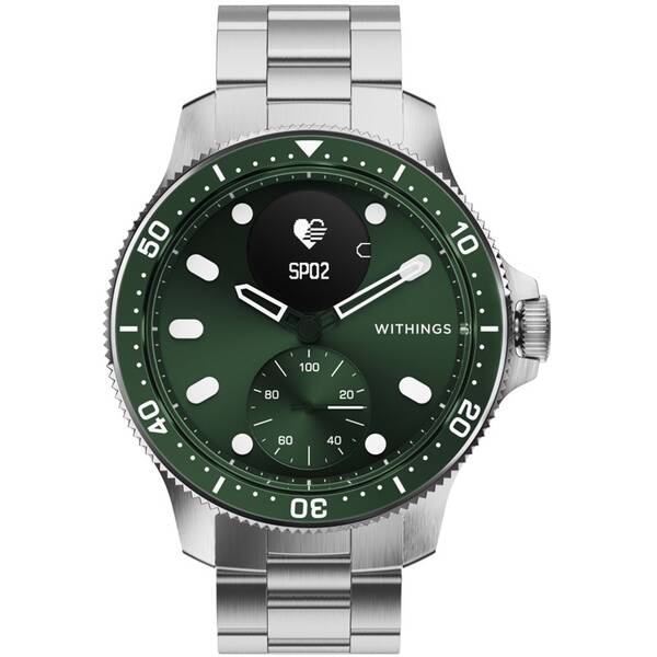 Inteligentné hodinky Withings Scanwatch Horizon - Special Edition 43 mm zelené

