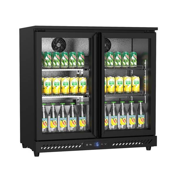 Chladiaca vitrína Guzzanti GZ 210G čierna


